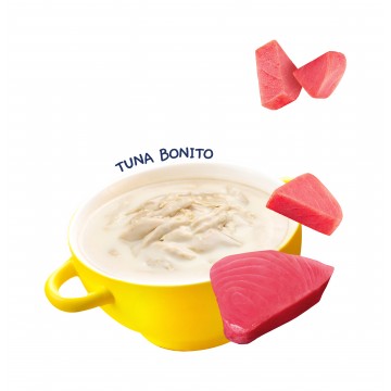 Moochie Pouch Creamy Broth Tuna Bonito 40gx16